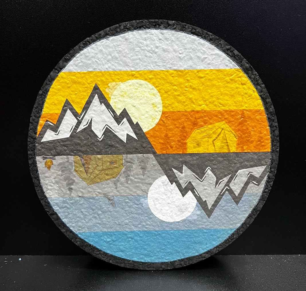 East Coaster Round Mat – 8"
