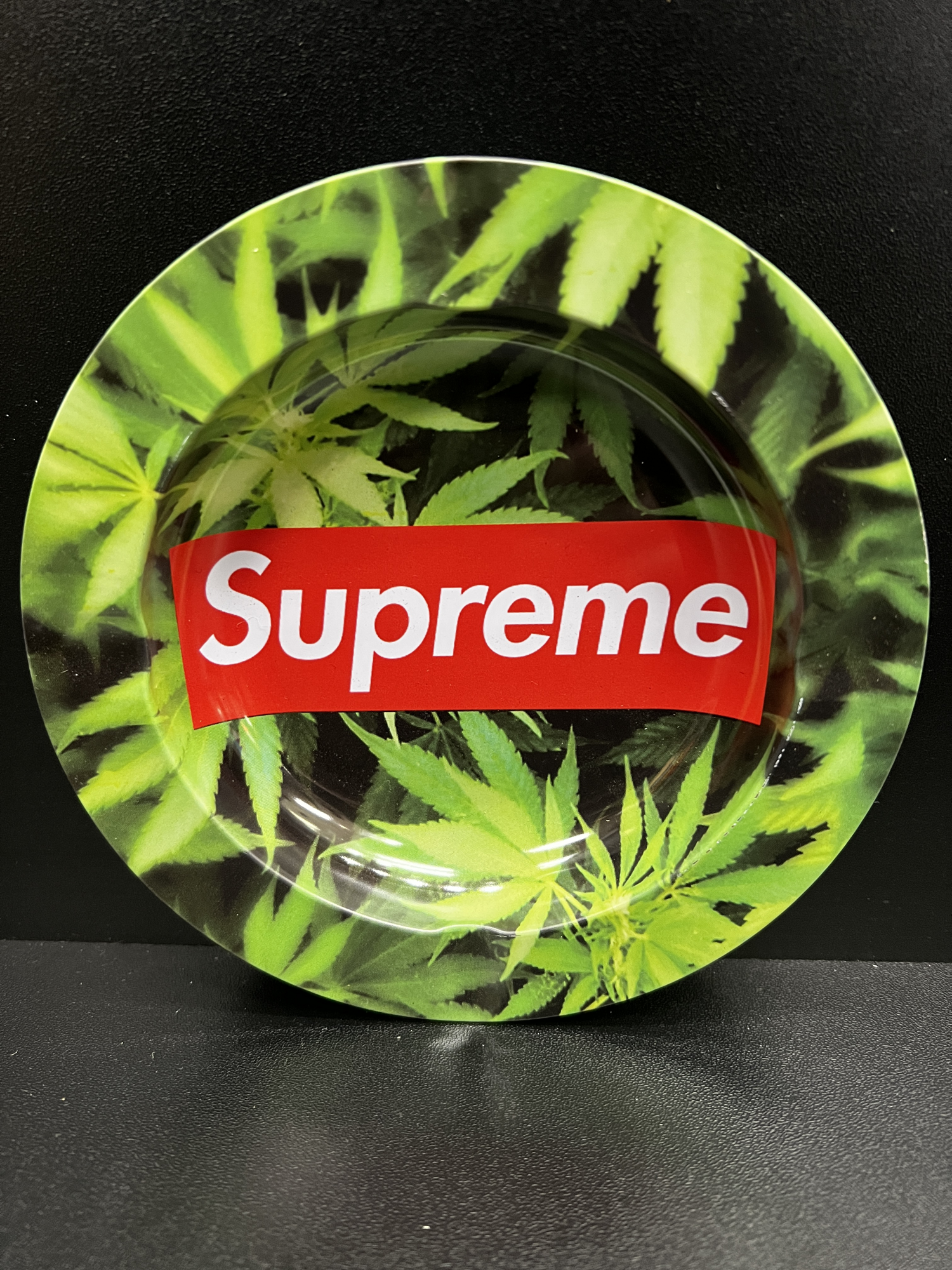 Supreme Pot Leaf Small Metal Ashtray