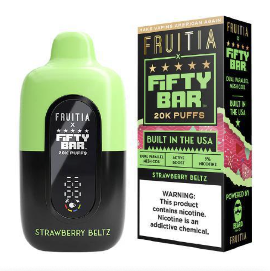 Fifty Bar 20K Fruitia Series Disposable Vape