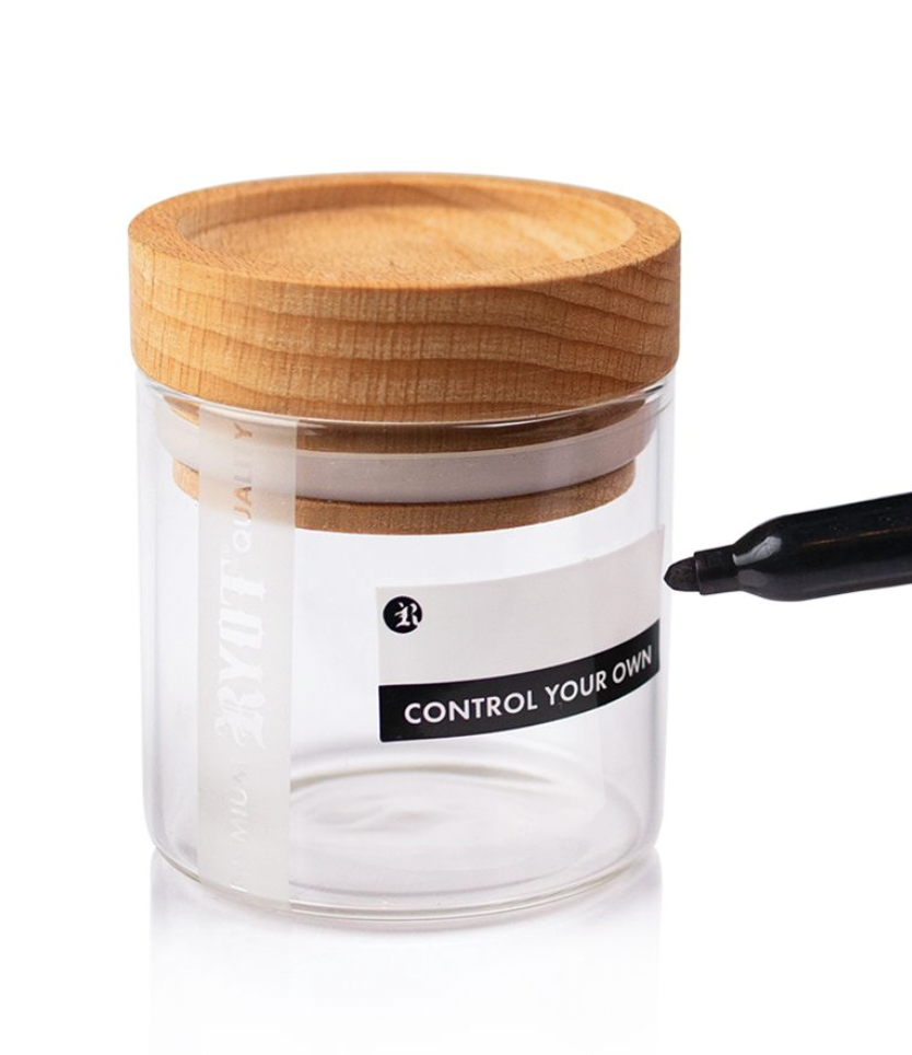 RYOT Clear Glass Storage Jar 133 ml