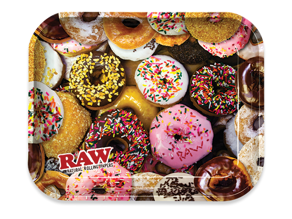 RAW Donuts Metal Rolling Tray