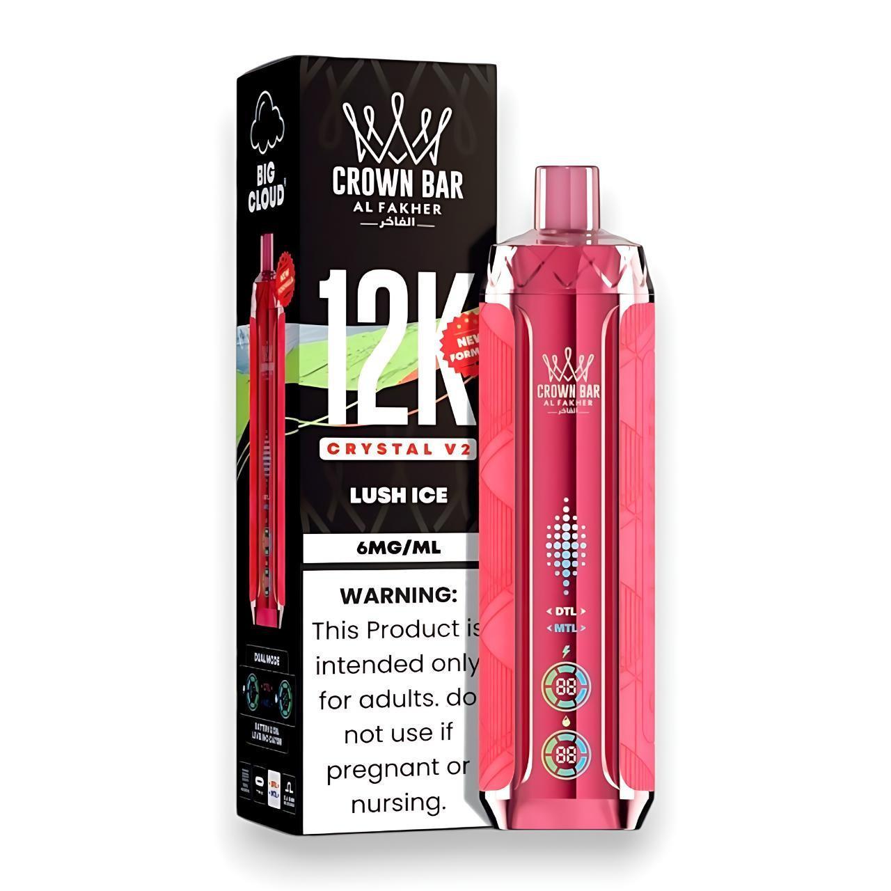 Crown Bar 12K Crystal V2 Disposable Vape