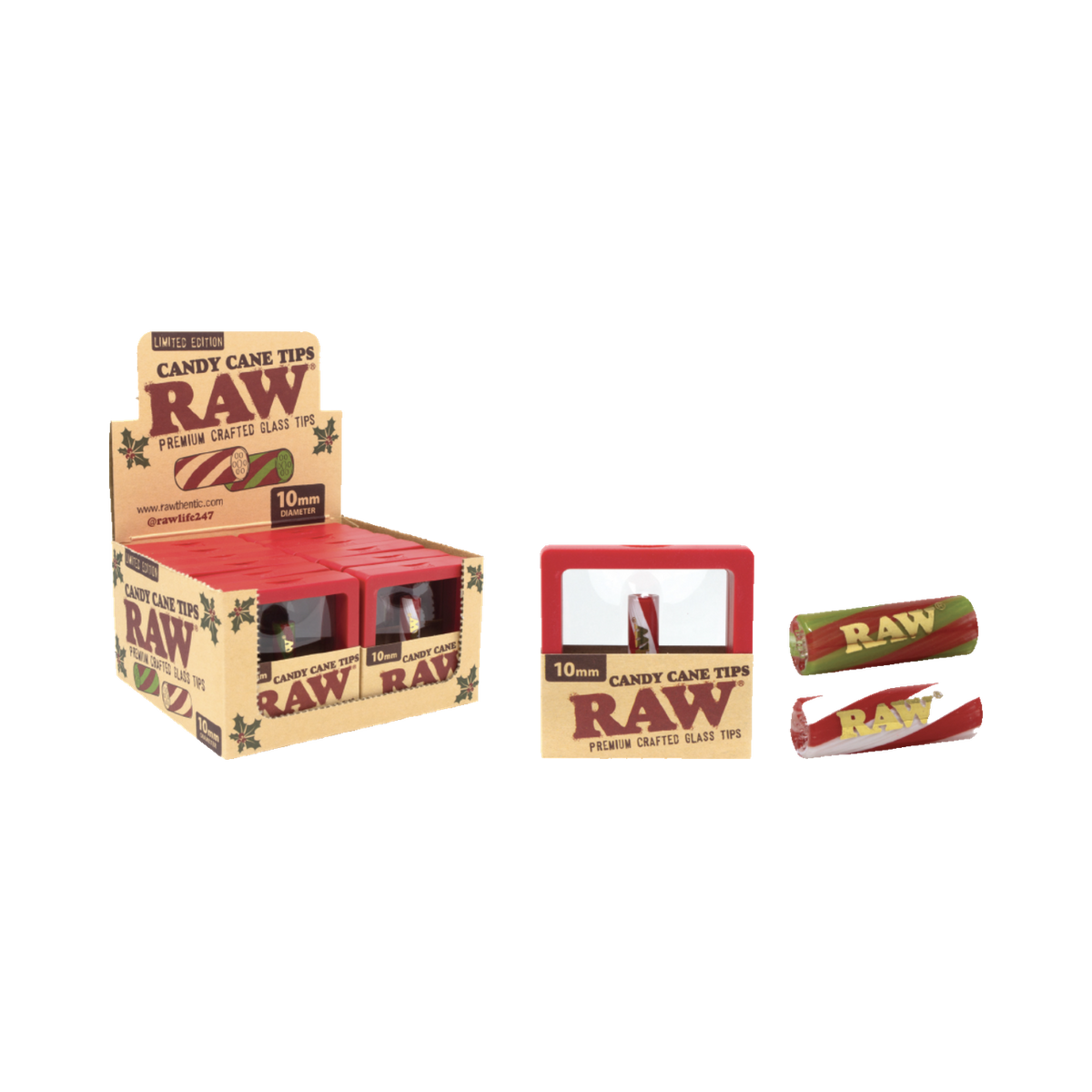 Raw Premium Crafted Glass Tips