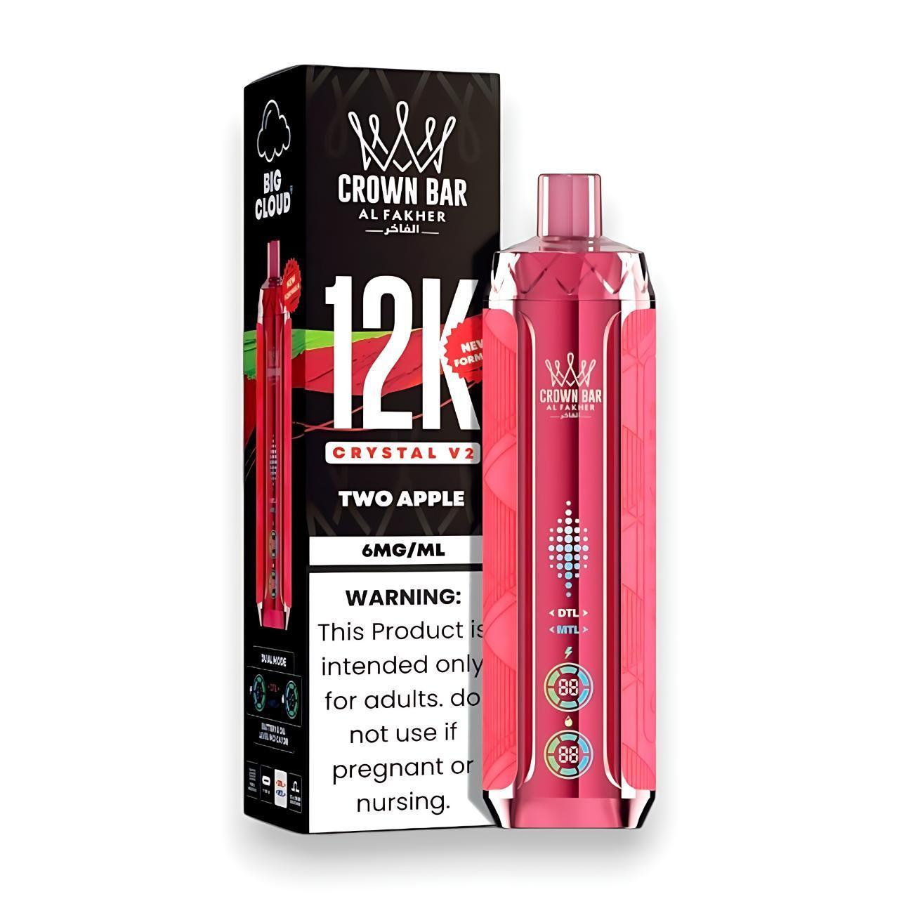 Crown Bar 12K Crystal V2 Disposable Vape