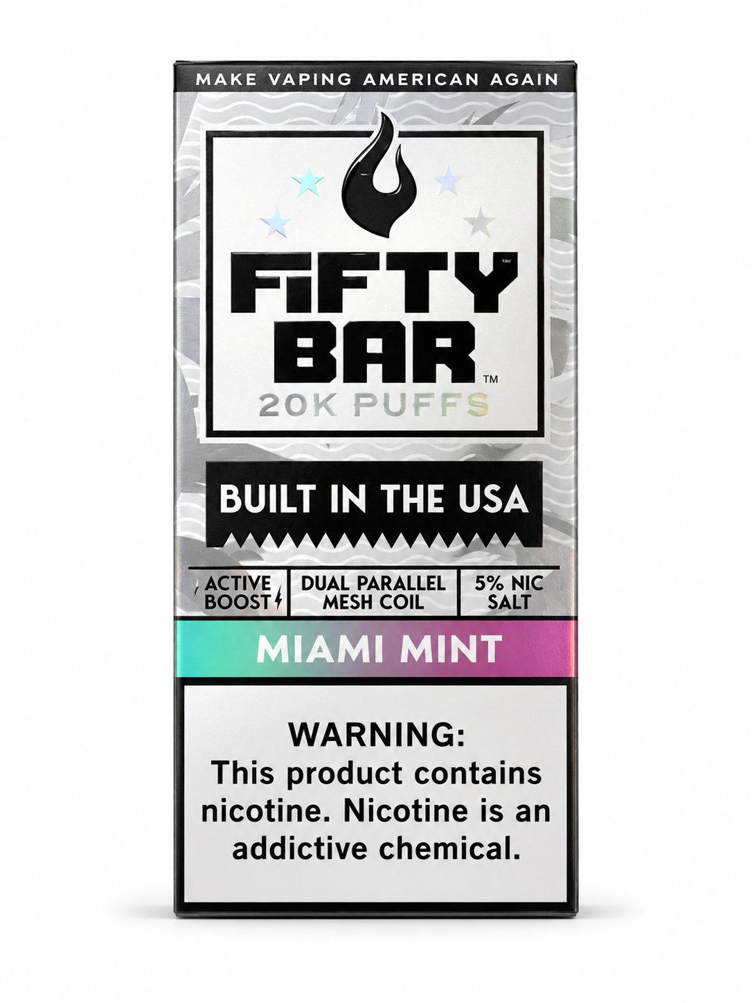 Fifty Bar 20K White Series Disposable Vape