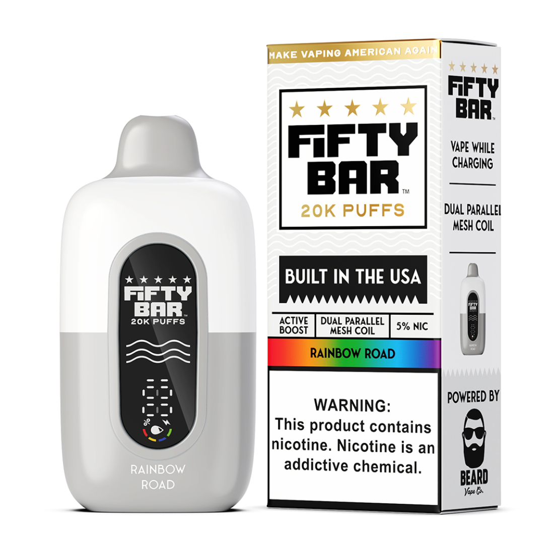 Fifty Bar 20K White Series Disposable Vape