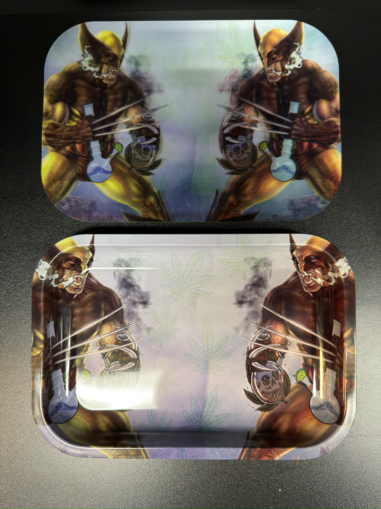 Wolverine Metal Rolling Tray Set