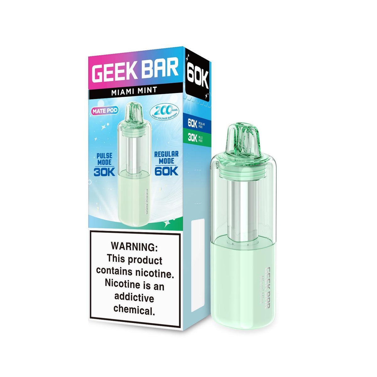 Geek Bar Mate Prefilled Disposable Pod Vape 60K