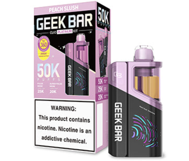 Geek Bar Clio Platinum 50K Disposable Vape Kit