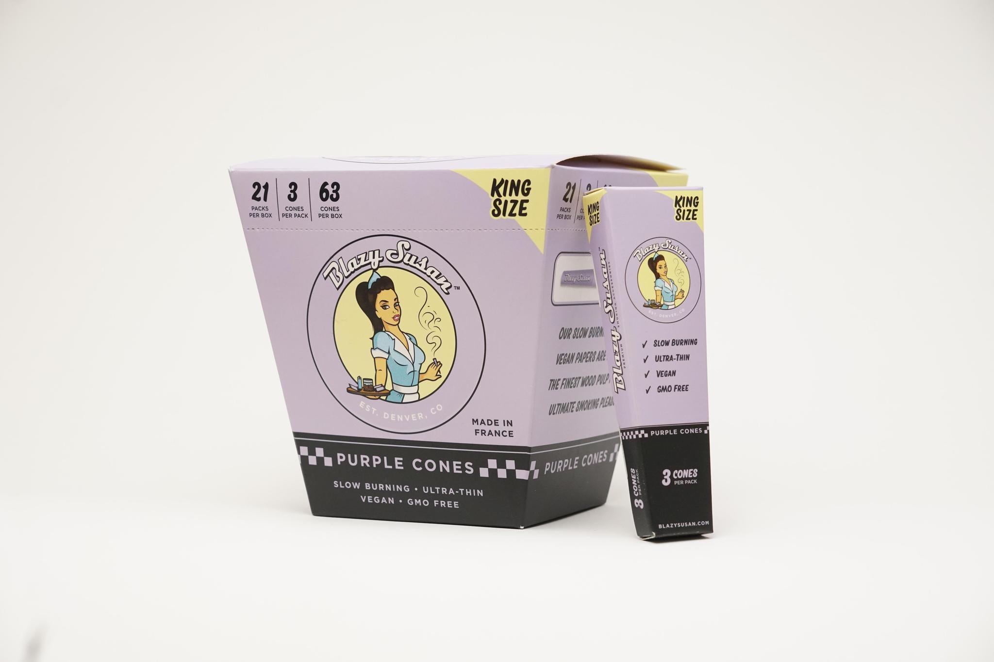 Blazy Susan Cones Purple