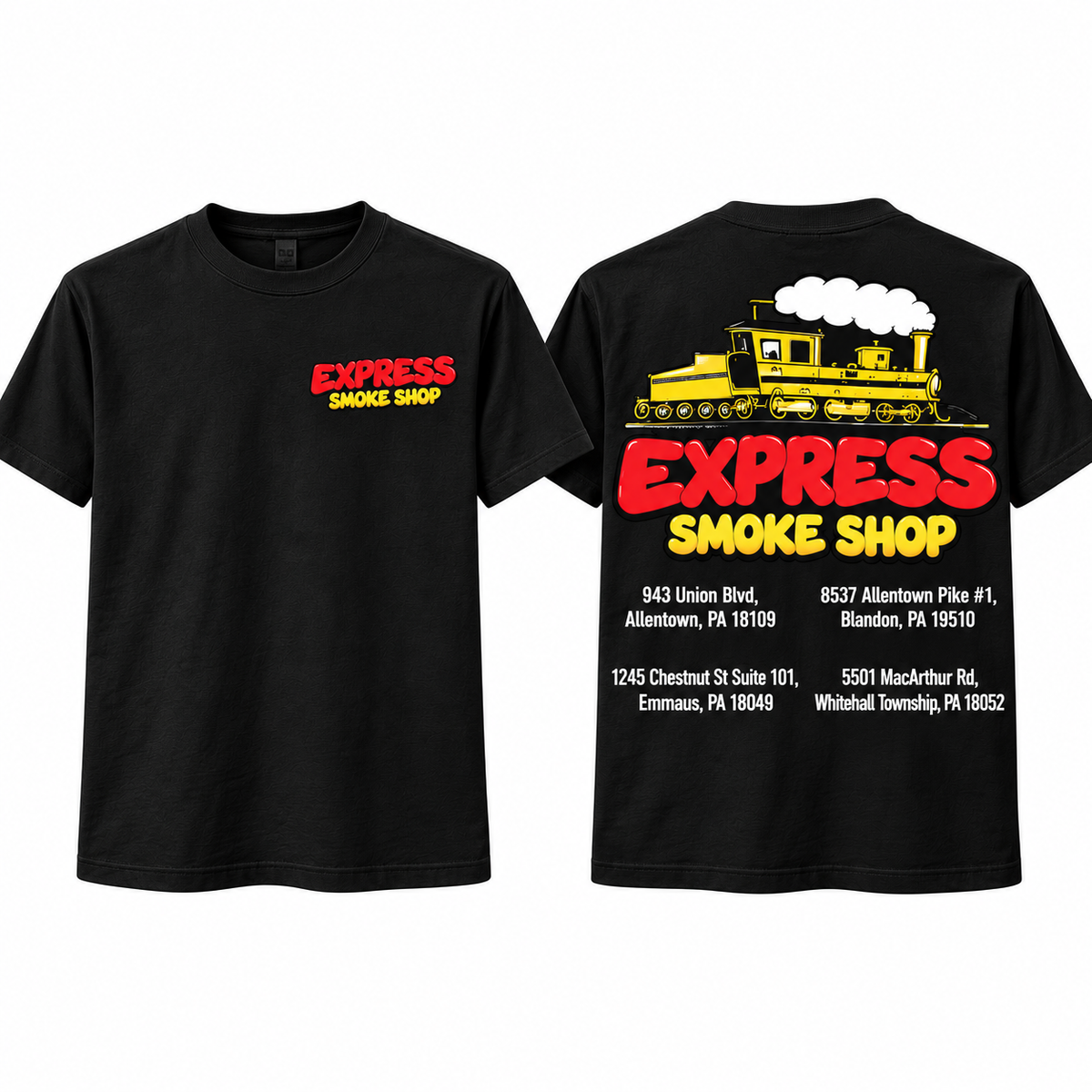 Express Black T-Shirts