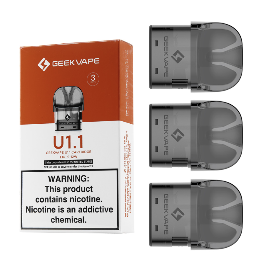 Geek Vape U Replacement Cartridges (3pk)