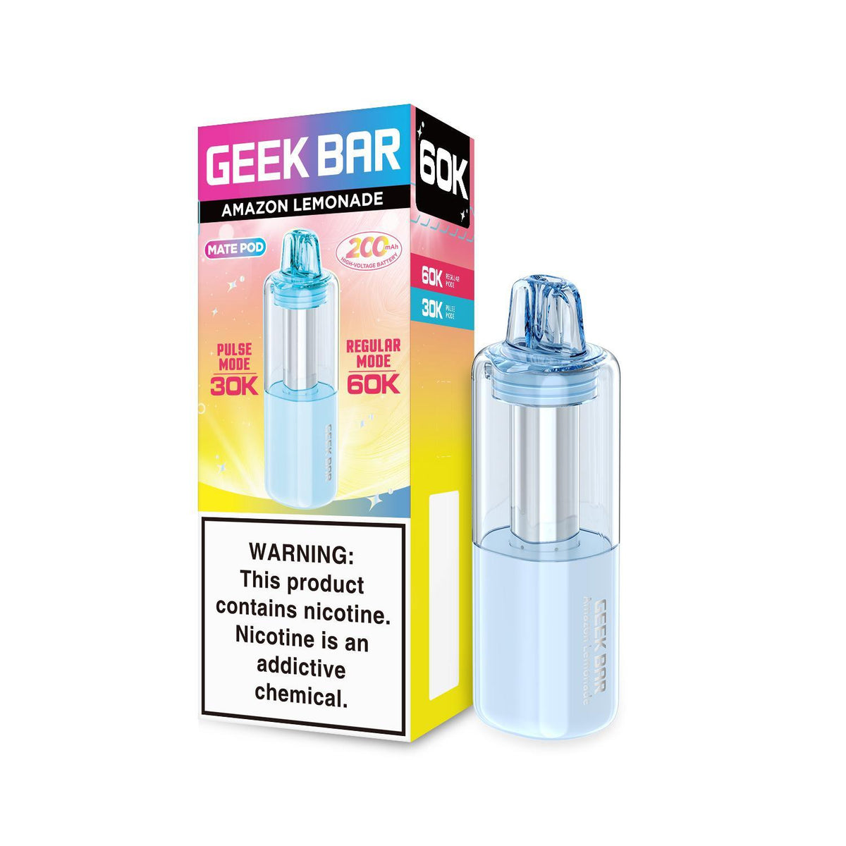 Geek Bar Mate Prefilled Disposable Pod Vape 60K