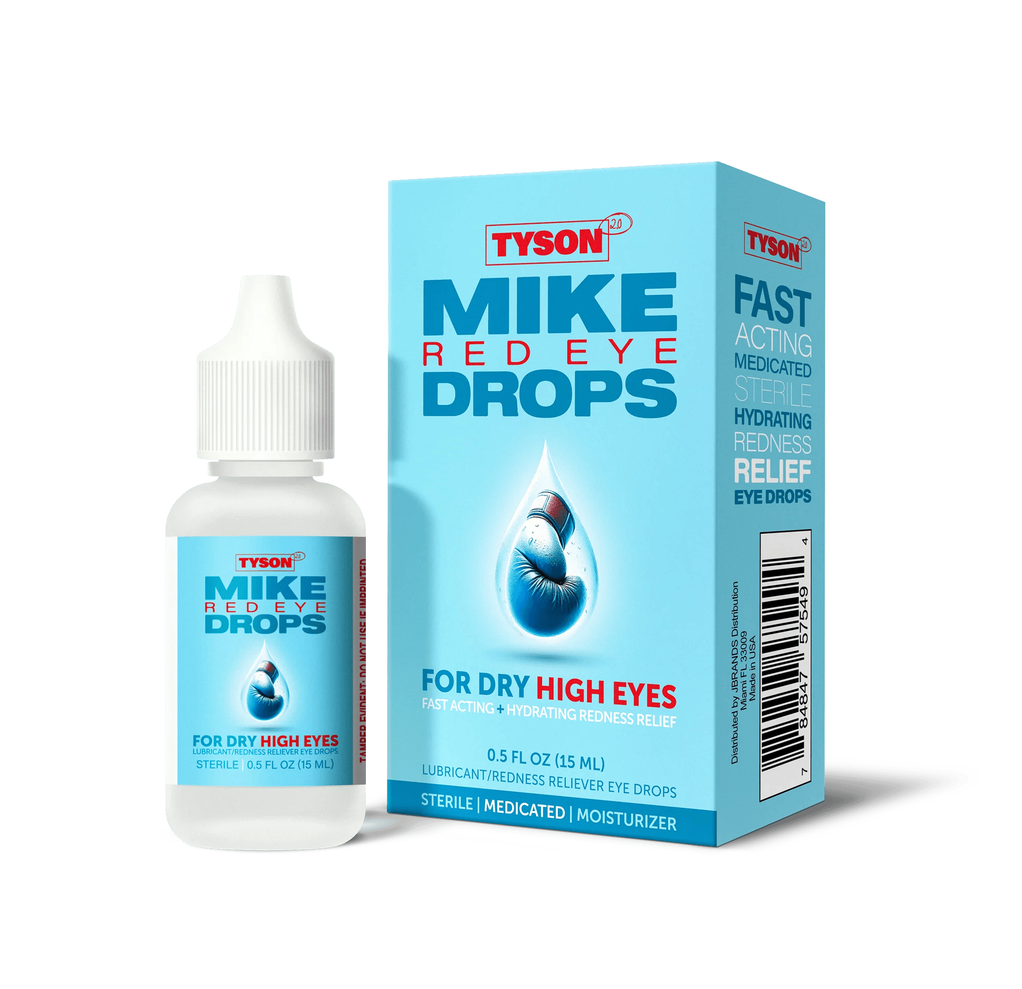 Tyson 2.0 Mike Red Eye Drops 15mL (0.5oz)