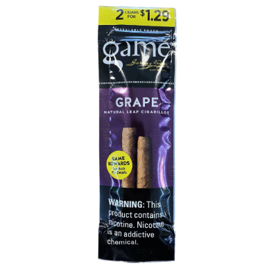 Game Cigarillos 2pk. ($1.29)