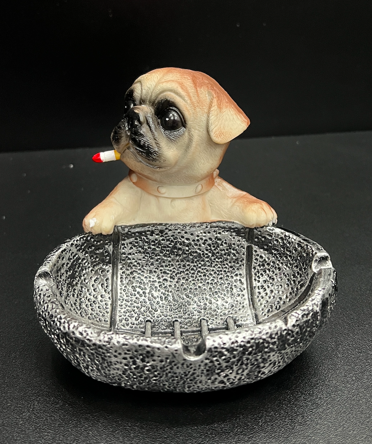 Smoking Pug Ashtray