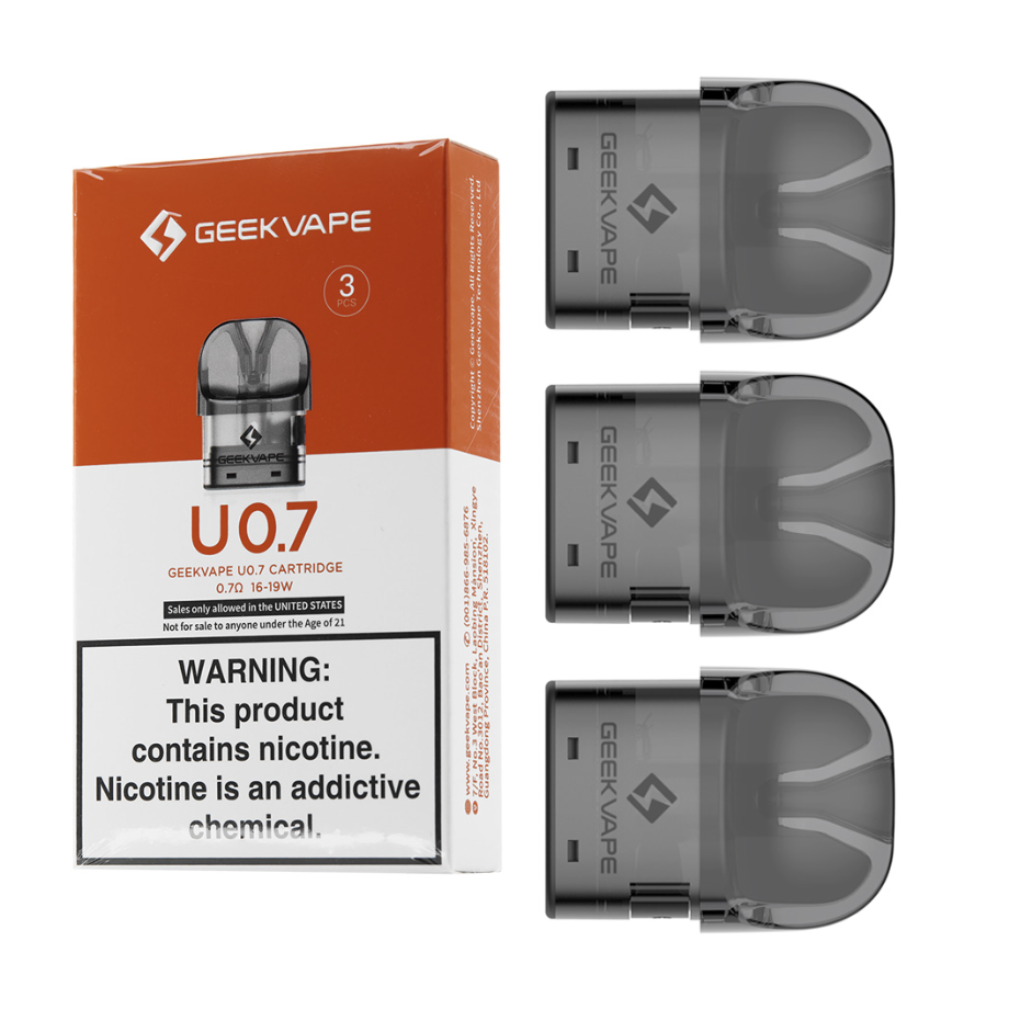 Geek Vape U Replacement Cartridges (3pk)