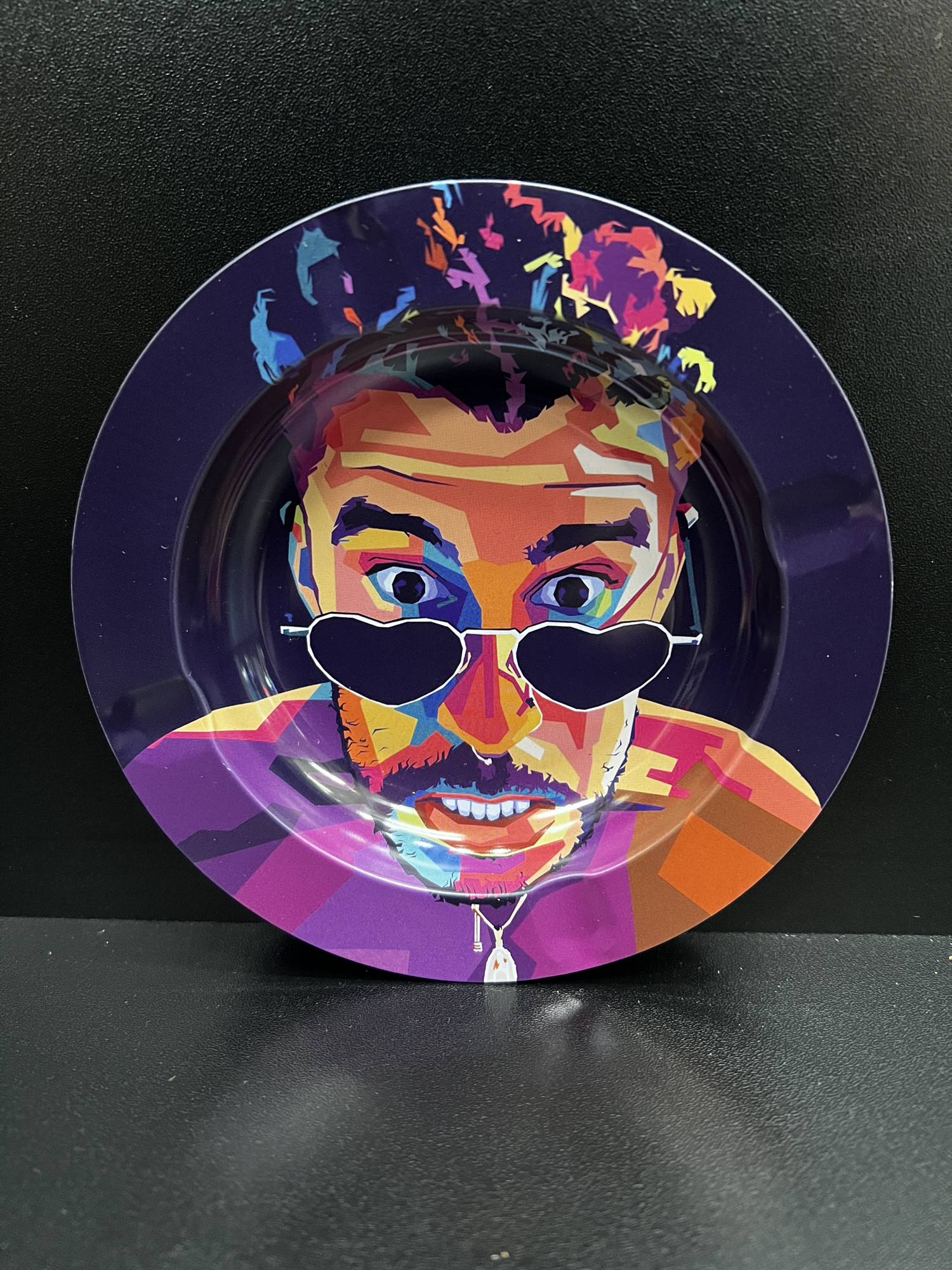 Bad Bunny Vibes Small Metal Ashtray