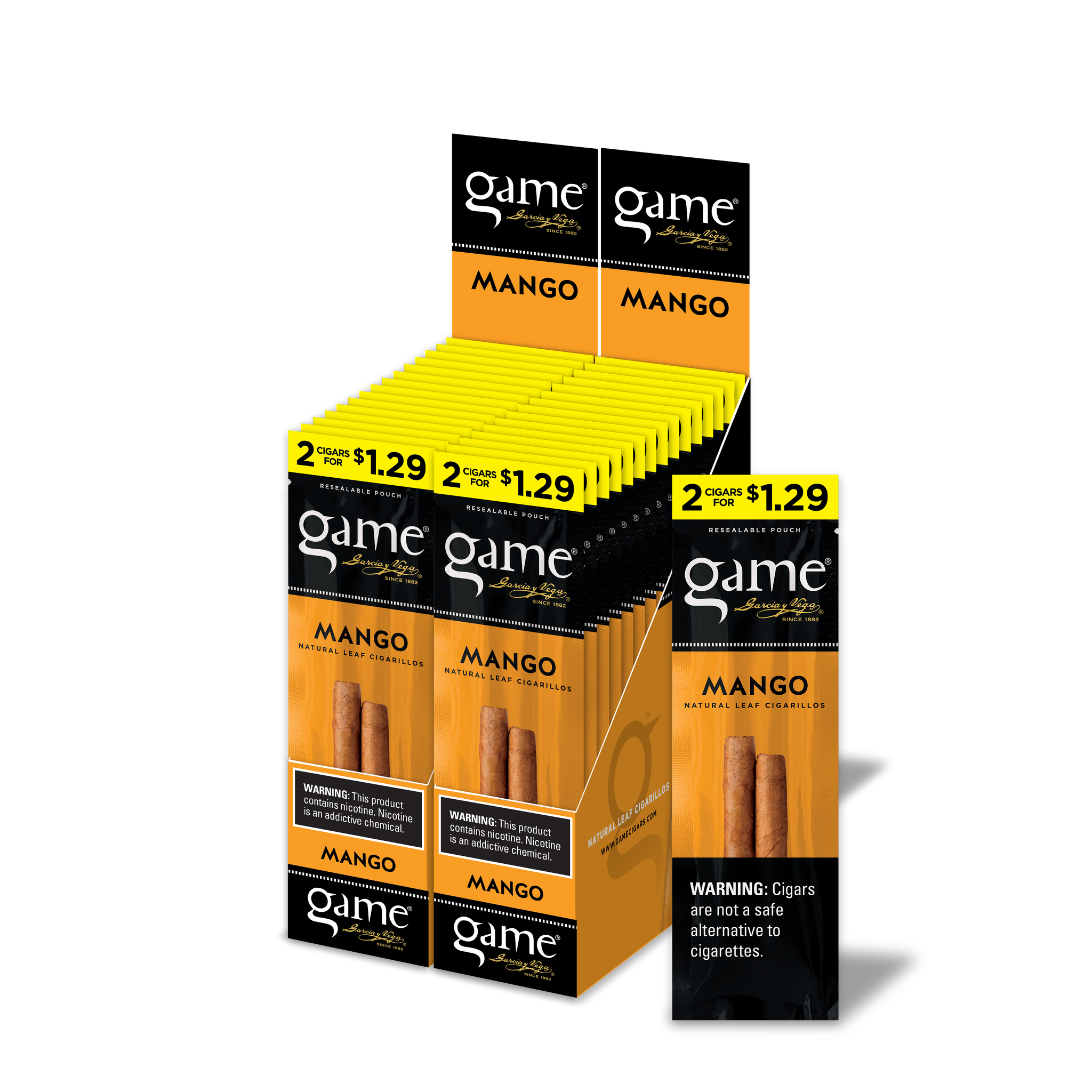 Game Cigarillos 2pk. ($1.29)